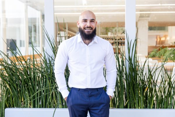 Zaid Hassoneh, Founder of Roar Data, in the Brisbane office